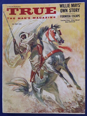 True The Man's Magazine May 1955 Horse Willie Mays' Own Story Foto 1 de 2