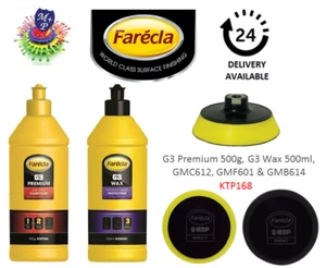 Farecla KTP168 G3 Premium & Wax Kit 1xG3P506+1xG3W501+1xGMC612+GMF601+1xGMB614 - Picture 1 of 3