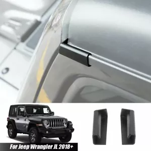 2x Kit de canal de extensión de canal de lluvia de agua de techo para Jeep Wrangler JL y JT 2018+ - Imagen 1 de 9