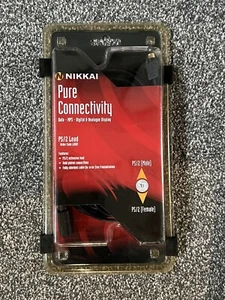 NIKKAI L85BT Pure Connectivity 24K Gold PS/2 Male to PS/2 Female 5M 5 Meters - Picture 1 of 6