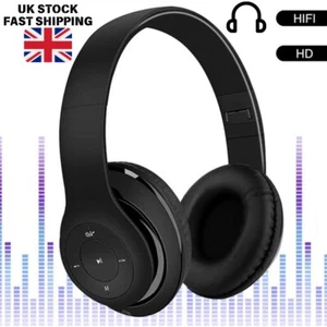 Wireless Noise Cancelling Headphones – P47 Bluetooth 5.1 Over-Ear Earphones UK - Picture 1 of 19