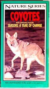 Nature Series: Coyotes with Seasons: A Year of Change (VHS, 1993)(Nature)! - Foto 1 di 6