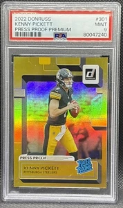 🔥 2022 Donruss Press Proof Premium #301 Rated Rookie Kenny Pickett PSA 9 🔥 - Picture 1 of 2