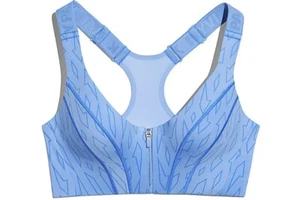 Adidas Ivy Park Monogramm ausgeschnittener BH (Übergröße) hellblau | Größe 1X | HB8406 - Bild 1 von 2