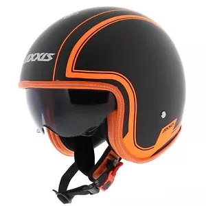 Casco Axxis Hornet SV Royal A4 negro mate flúor naranja - Imagen 1 de 9
