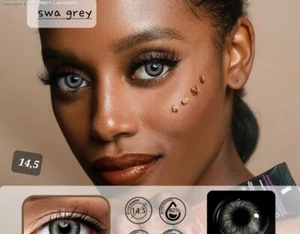 Swa Gray ❤️ Graue Kontaktlinsen ❤️ Jahreslinsen ❤️ K2 - Bild 1 von 1