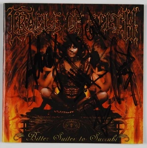 Cradle of Filth signed autograph CD Bitter Suites to Succubi - Picture 1 of 3