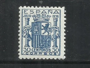 487-SELLO Nº 801 MNH** FOTO REAL ESCUDO ESPAÑA ESTADO ESPAÑOL GUERRA CIVIL, SP - Imagen 1 de 2