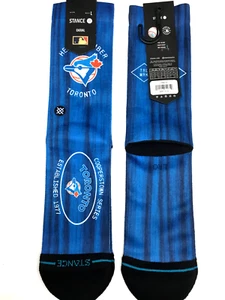 2025 Toronto Blue Jays Classic Stance "LUMBER TOR"  MLB Adult Large Socks 622752 - Picture 1 of 1