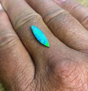 Australian Opal Doublet - Natural - Amazing Greens/Blues - GIA cut - Striking 