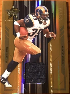 2005 Rookies & Stars Longevity Materials Gold Steven Jackson #87 #’d 42/99 - Picture 1 of 3