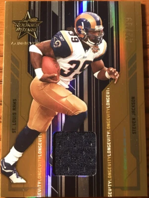 2005 Rookies & Stars Longevity Materials Gold Steven Jackson #87 #’d 42/99 - Image 1 of 3