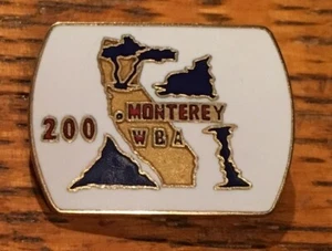 Vintage Monterey WBA 200 Club, Bowling, Enamel Collector Pin - Picture 1 of 2