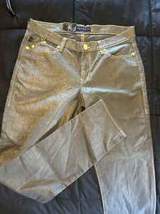Rock & Republic Women’s Size (12 M) “New Money” Metallic Jeans BNWT!!! - Picture 1 of 8