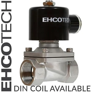 3/4" NPT 24VDC Solenoid Valve 24-Volt DC Viton Stainless Steel NC - Picture 1 of 7