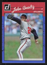 2023 Panini Donruss 1990 Retro Blue Foil #265 John Smoltz 