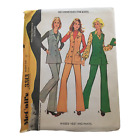 Mccalls Sewing Pattern 3313 Vintage 1970S Misses Vest Pants Size 12 Bust 34 Uc