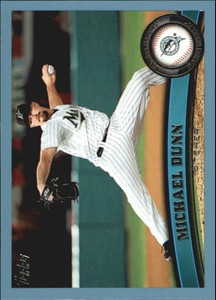 2011 Topps Update Wal Mart Blue Border Dodgers Baseball Card #215 Michael Dunn