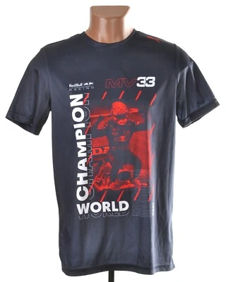 赛车 FORMULA 1 红色公牛衬衫 2021 MAX VERSTAPEN #33 S 码冠军 — 第 1/4 张图片