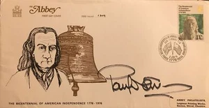 PAUL NEWMAN Firmato Bicentenario dell'Indipendenza Americana Limited FDC 1976 - Foto 1 di 4