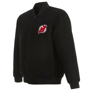 NHL New Jersey Devils  JH Design Wool Reversible Jacket With 2 Front Logos  - Picture 1 of 4