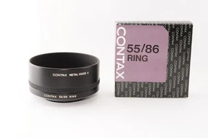 MINT In Box Contax Metal Hood 4 with 55/86 Ring Genuine Shade From Japan - Picture 1 of 15