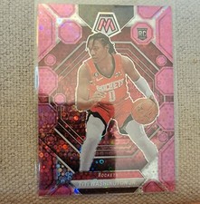 2022-23 Panini Mosaic Pink Disco Prizm Tyty Washington Jr Rookie Card /20 RC