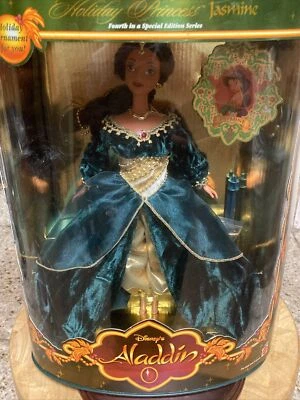Muñeca Barbie Disney Aladdin Holiday Princess Jasmine 1999 Foto 1 de 4