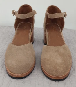 Zapatos Portland Leather Goods pátina Mary Jane talla 10,5 gamuza caramelo Lolita - Imagen 1 de 18