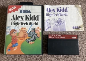 Alex Kidd High Tech World Sega Master System & Manual - Picture 1 of 5
