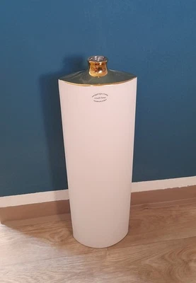 Creativ Home XXL Vase modern weiß Gold - Bild 1 von 4