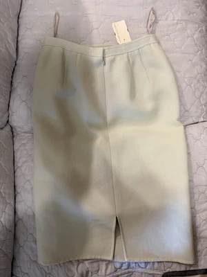 Falda lápiz Oscar De La Renta para mujer talla 6 mezcla de lana Italia como nueva Foto 1 de 4