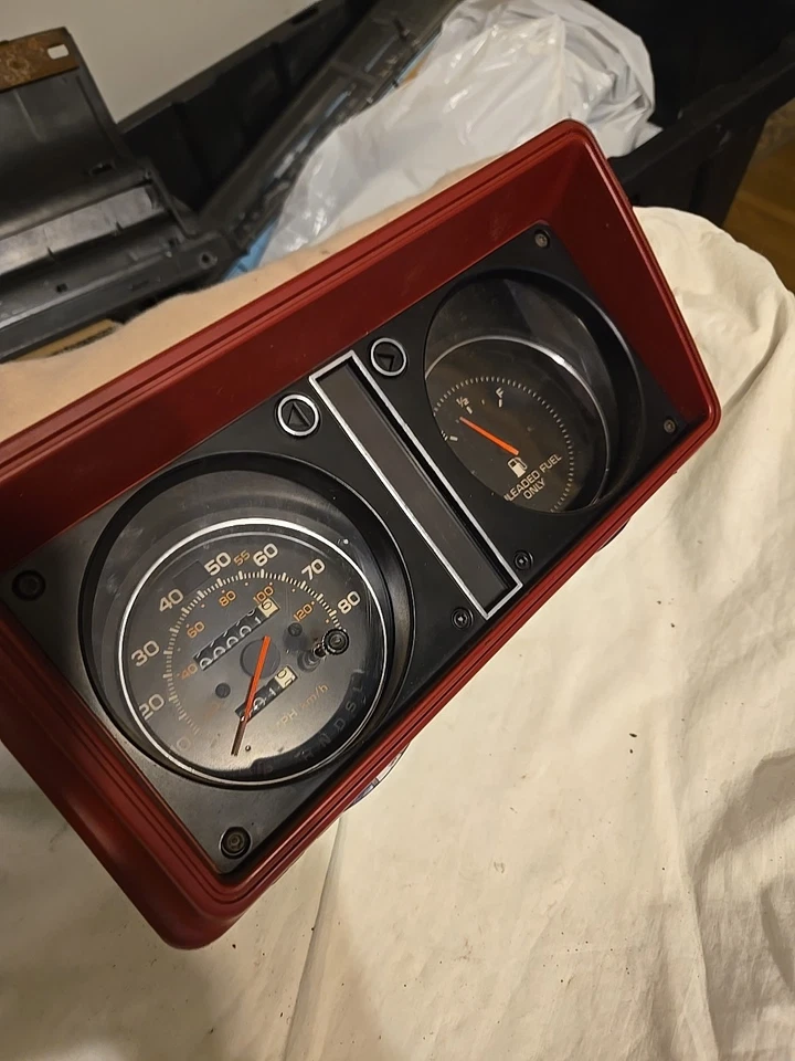 1980-82 Pontiac Phoenix Dash Gauge Cluster Instrument Speedometer 0 Miles OEM - Image 1 of 4
