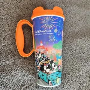 Disney Whirley Drink Works Travel Cup Mickey Mouse Pluto Minnie Design rosa Deckel - Bild 1 von 12
