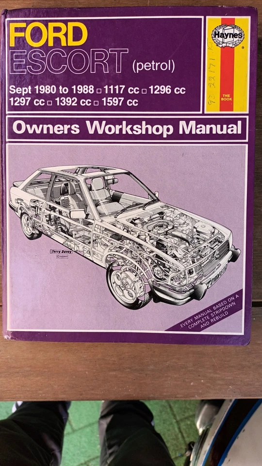 Ford Escort Haynes Owners Workshop Manual 1980 to 1987 Petrol - Image 1 of 1