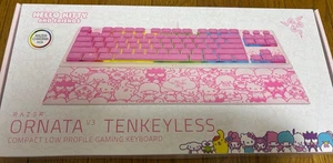 Razer x Sanrio Ornata V3 TKL Hello Kitty & Friends Gaming Keyboard New - Picture 1 of 8
