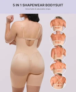 Neu SHAPELLX Shapewear Damen trägerloser Body Bauch Con Po Lifting schneller Versand - Bild 1 von 4