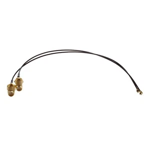 2 Stk. WLAN ANTENNEN Pigtail HIROSE u.fl SMA Box Adapter Kabel  RSMA 20cm J8A7 - Afbeelding 1 van 6