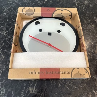 12” Round Bear Face Wall Clock Infinity Instruments - Image 1 of 4