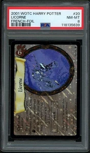 Carte Harry Potter Licorne 20/116 Holo PSA 8 Set de Base Français - Picture 1 of 2