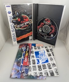 Sega Saturn - Jurassic Park The Lost World - Complete CIB w/ Inserts