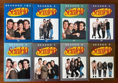 Seinfeld DVD - все 9 сезонов + пухлая рубашка, сценарии, бонус DVD и аудио CD - Изображение 1 из 4