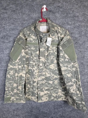 US Army ACU Coat Jacket Mens Small Short Digital Camo Ripstop Tactical UCP Field - Image 1 of 4