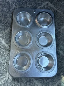 REMA USA  Professional 6 Cup Insulated Cup Cake Muffin Baking Pan - Picture 1 of 2