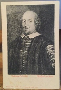 Arte Postal WILLIAM SHAKESPEARE Stratford-on-Avon Retrato Stengel 19187 udb - Imagen 1 de 2