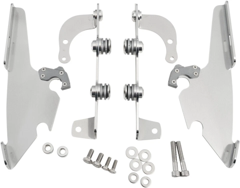 Kit de montaje Memphis Shades Trigger-Lock para parabrisas grasos/delgados pulido MEM8966 Foto 1 de 1