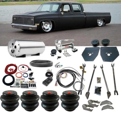 Chevrolet C-20 1973-1987 Bags and Brackets 7 Switchbox Air Management ENDO Tank - Изображение 1 из 4