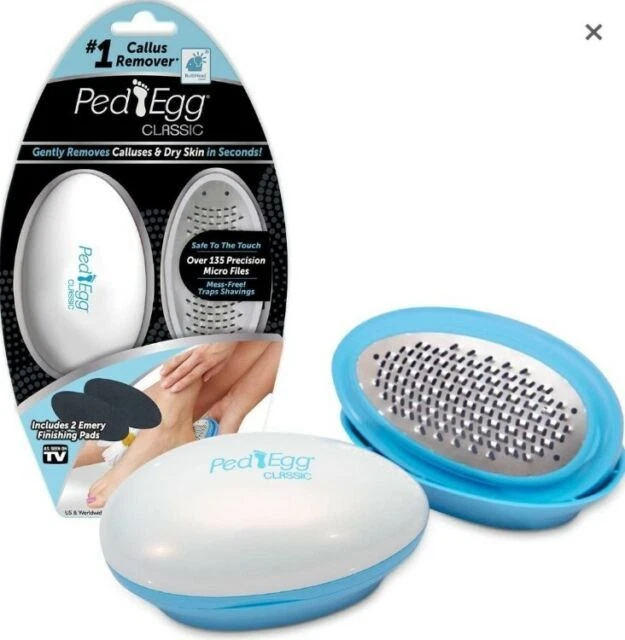 Removedor de callos Ped Egg Classic #1 incluye 2 almohadillas de acabado de esmeril Foto 1 de 1
