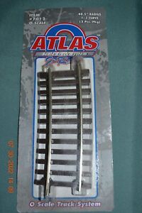 Pack Of 2 Atlas 2-Rail O-Gauge 7012 40.5" Raduis 1/3 Curve Track  Brand New 