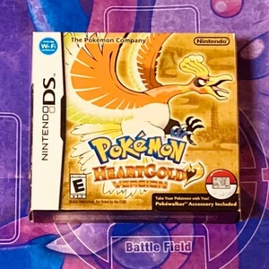 Pokemon Heartgold Version Nintendo DS w/Box USA Ver. Used - Picture 1 of 20
